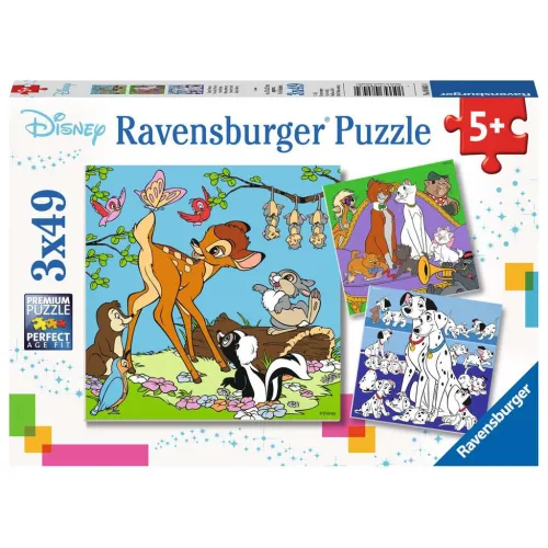 Ravensburger Puzzel 3x49 stukjes 5+ Disney vrienden